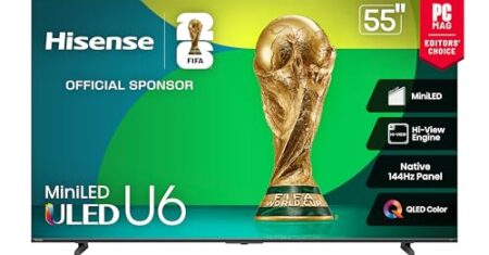 Best LED TVs in 2026 (Top 10: Hisense, Toshiba and More)